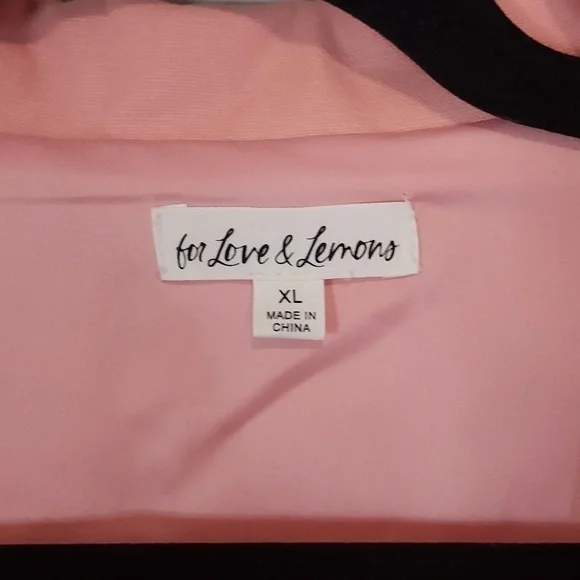 For Love and Lemons Peach Linen Blend Cropped Blazer Size XL - Picture 4 of 14